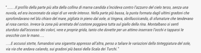 La Prima Indagine di Montalbano