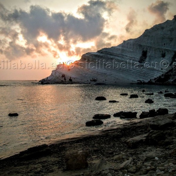 Tramonto sulla scala